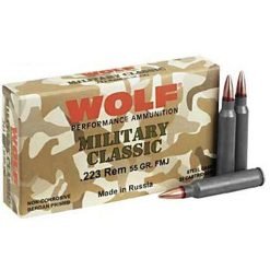 Wolf Military Classic .223 Remington Ammunition 55 Grain