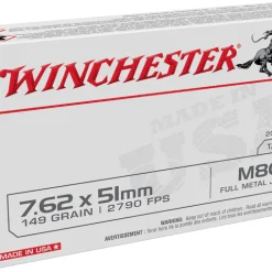 Winchester USA Ammunition 7.62x51mm NATO 149 Grain