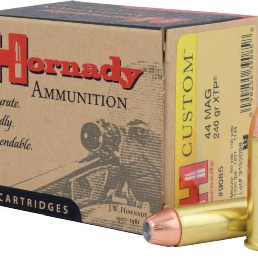 Hornady Custom Ammunition 44 Remington Magnum 240 Grain