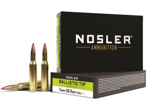 Nosler BT Ammunition 7mm-08 Remington 140 Grain