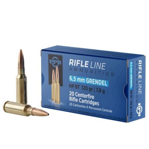 PRVI PARTIZAN 120 GRAIN 6.5MM GRENDEL AMMO HPBT PSA